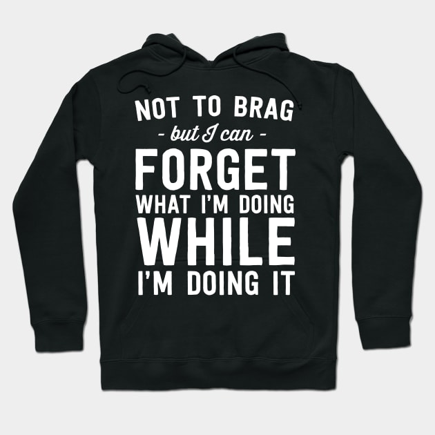 Can forget while doing it Hoodie by Portals